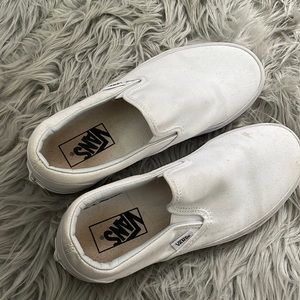 White Vans Women’s size 7